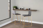 Tabouret de comptoir rembourré