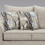 Causeuse en tissu à dossier moelleux