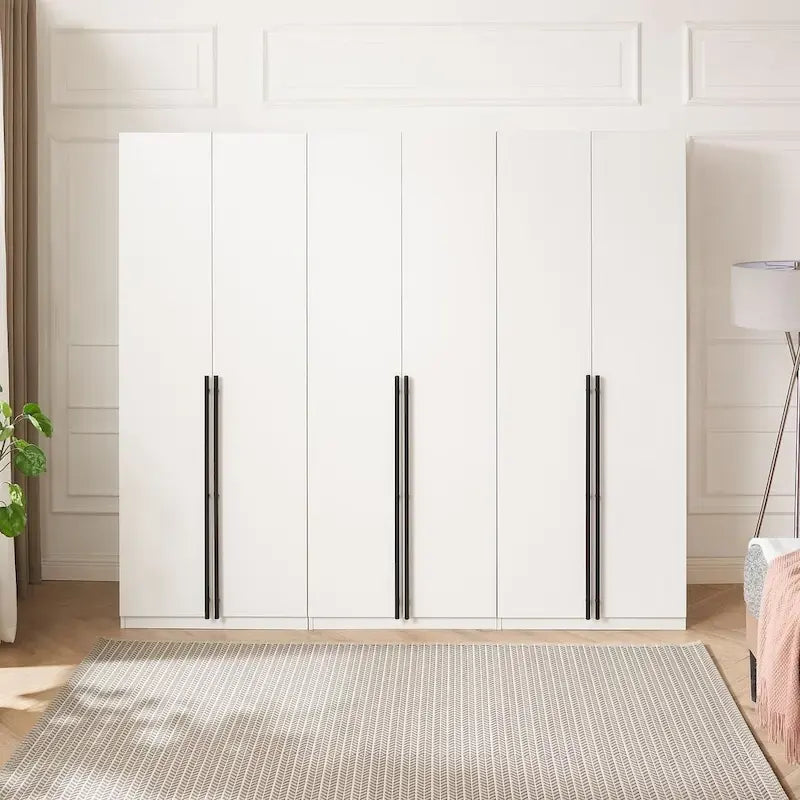 Armoire de garde-robe autoportante moderne
