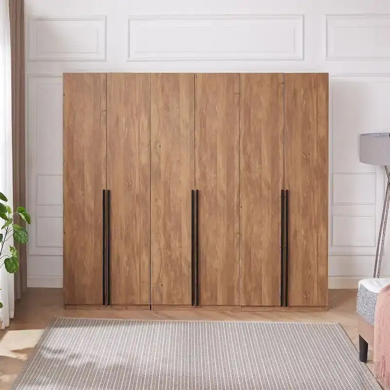 Armoire de garde-robe autoportante moderne
