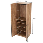 Armoire de garde-robe autoportante moderne