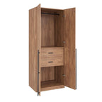 Armoire de garde-robe autoportante moderne