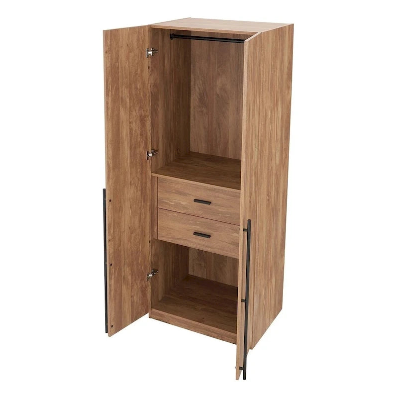 Armoire de garde-robe autoportante moderne