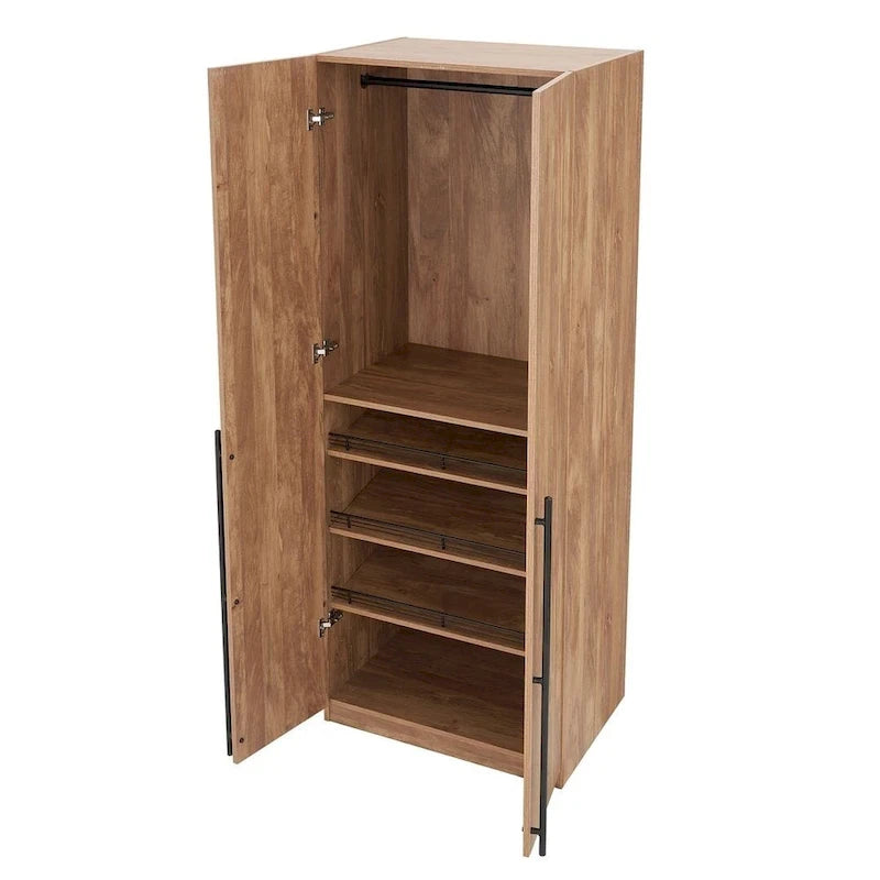 Armoire de garde-robe autoportante moderne