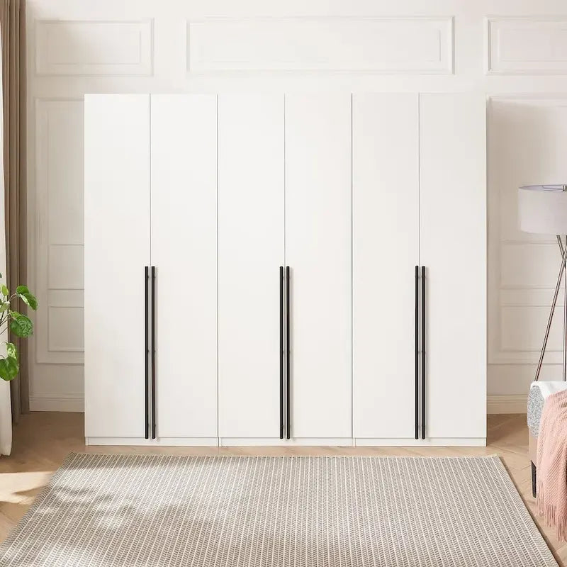 Armoire de garde-robe autoportante moderne