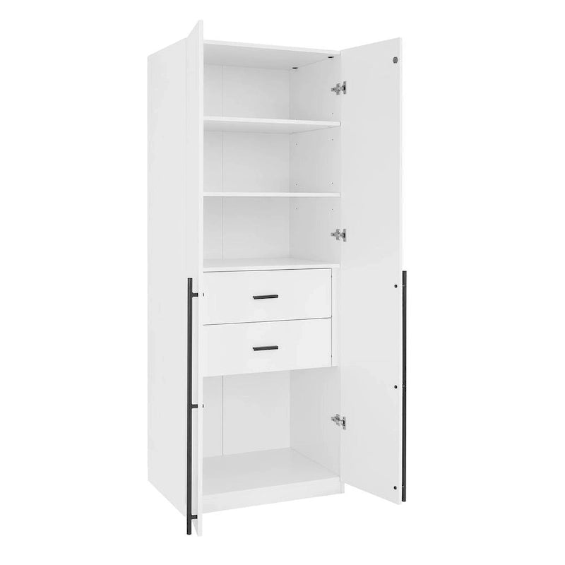 Armoire de garde-robe autoportante moderne