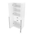 Armoire de garde-robe autoportante moderne
