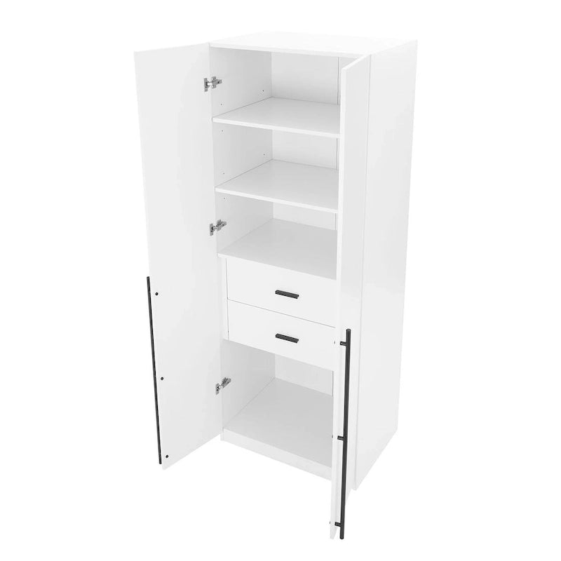 Armoire de garde-robe autoportante moderne