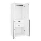 Armoire de garde-robe autoportante moderne