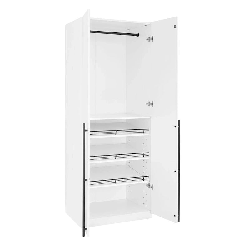 Armoire de garde-robe autoportante moderne