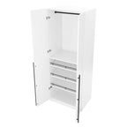 Armoire de garde-robe autoportante moderne