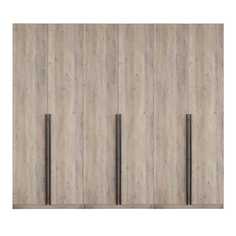 Armoire de garde-robe autoportante moderne