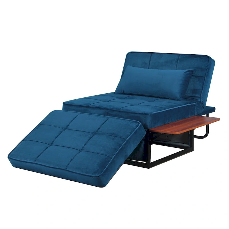 Pouf-futon convertible assemblé