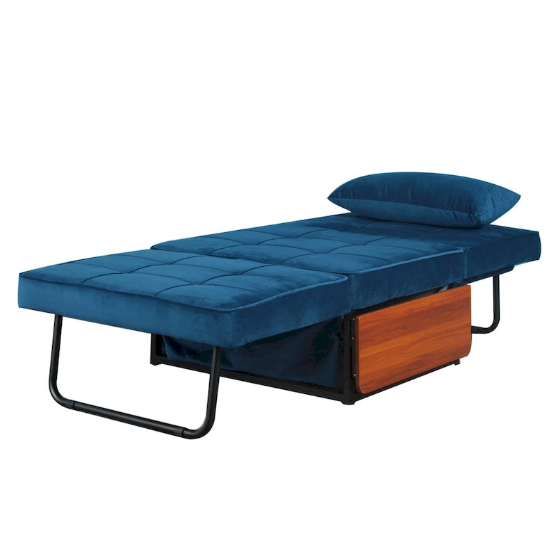 Pouf-futon convertible assemblé