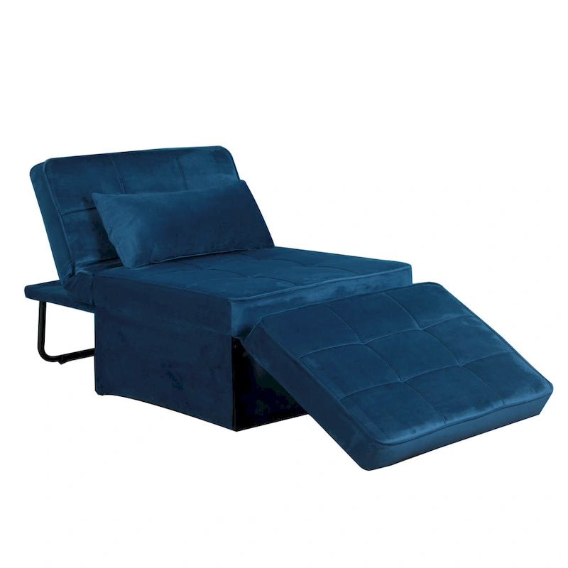 Pouf-futon convertible assemblé