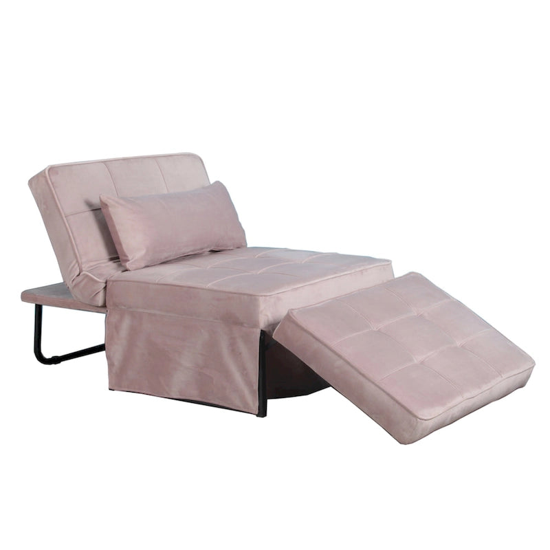 Pouf-futon convertible assemblé