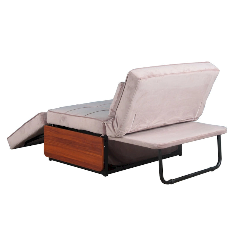 Pouf-futon convertible assemblé