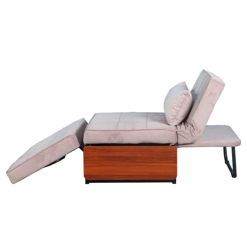 Pouf-futon convertible assemblé