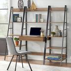 Simple Living Denton Ladder Desk and Bookshelf 3-Piece Set