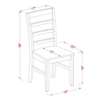 Table de salle à manger rectangulaire avec rallonge papillon et chaises de salle à manger (options de type d'assise)