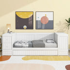 Lit de repos simple avec accoudoirs de rangement