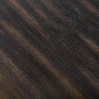 Commode moderne à 5 tiroirs en bois massif couleur espresso