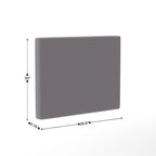 Tête de lit rembourrée avec 2 prises de courant, 1 port USB, 1 port USB-C