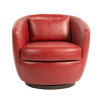 Fauteuil club pivotant rembourré avec rangement, chaise d'appoint moderne pour salon, chambre, bureau ou coin lecture