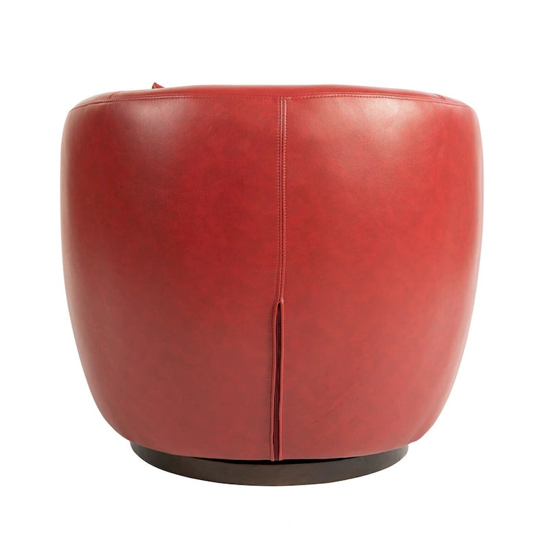 Fauteuil club pivotant rembourré avec rangement, chaise d'appoint moderne pour salon, chambre, bureau ou coin lecture