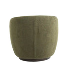 Fauteuil club pivotant rembourré avec rangement, chaise d'appoint moderne pour salon, chambre, bureau ou coin lecture