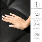 Canapé convertible, futon modulable avec accoudoirs réglables pour studio, appartement, bureau, petit espace
