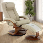 Oreiller cervical en cuir pleine fleur
