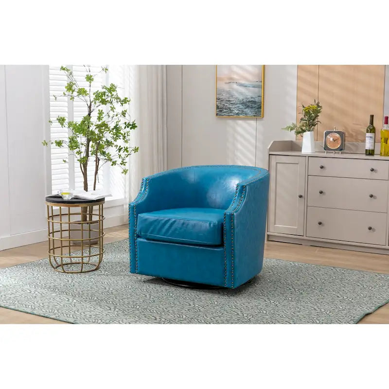 Chaise pivotante, Chaise de salon, Haute qualité et durable, ambiance simple