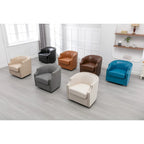 Chaise pivotante, Chaise de salon, Haute qualité et durable, ambiance simple