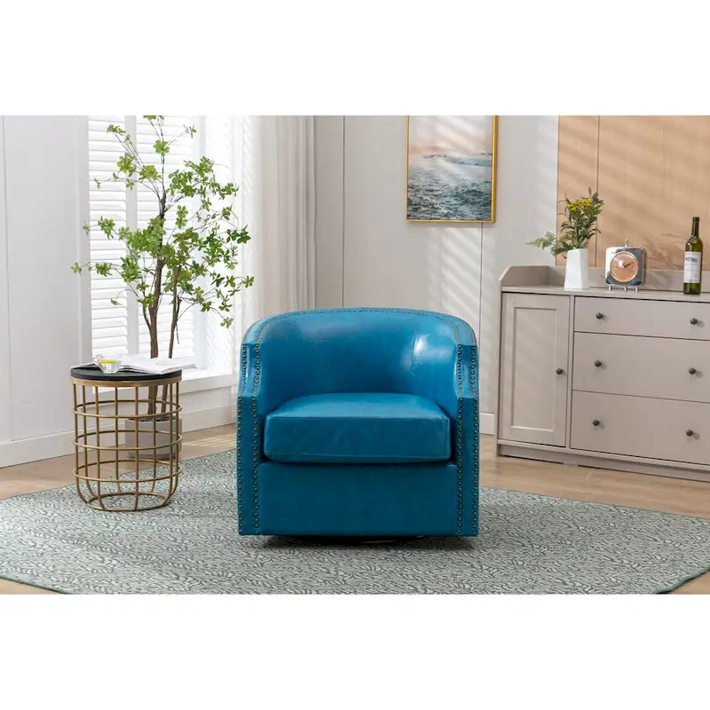 Chaise pivotante, Chaise de salon, Haute qualité et durable, ambiance simple