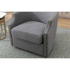 Chaise pivotante, Chaise de salon, Haute qualité et durable, ambiance simple