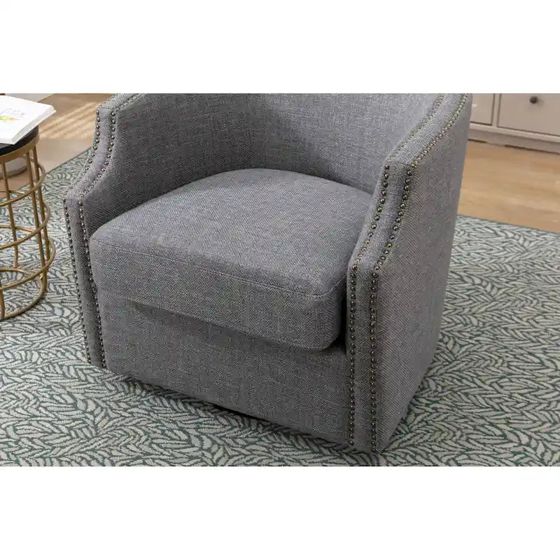 Chaise pivotante, Chaise de salon, Haute qualité et durable, ambiance simple