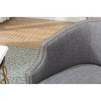 Chaise pivotante, Chaise de salon, Haute qualité et durable, ambiance simple