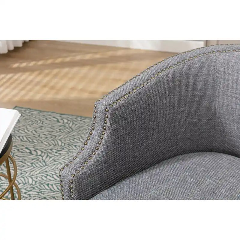 Chaise pivotante, Chaise de salon, Haute qualité et durable, ambiance simple