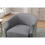Chaise pivotante, Chaise de salon, Haute qualité et durable, ambiance simple