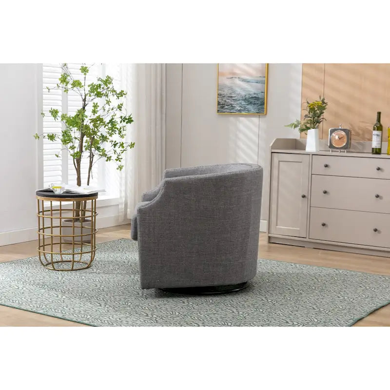 Chaise pivotante, Chaise de salon, Haute qualité et durable, ambiance simple