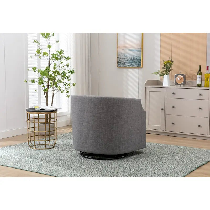 Chaise pivotante, Chaise de salon, Haute qualité et durable, ambiance simple