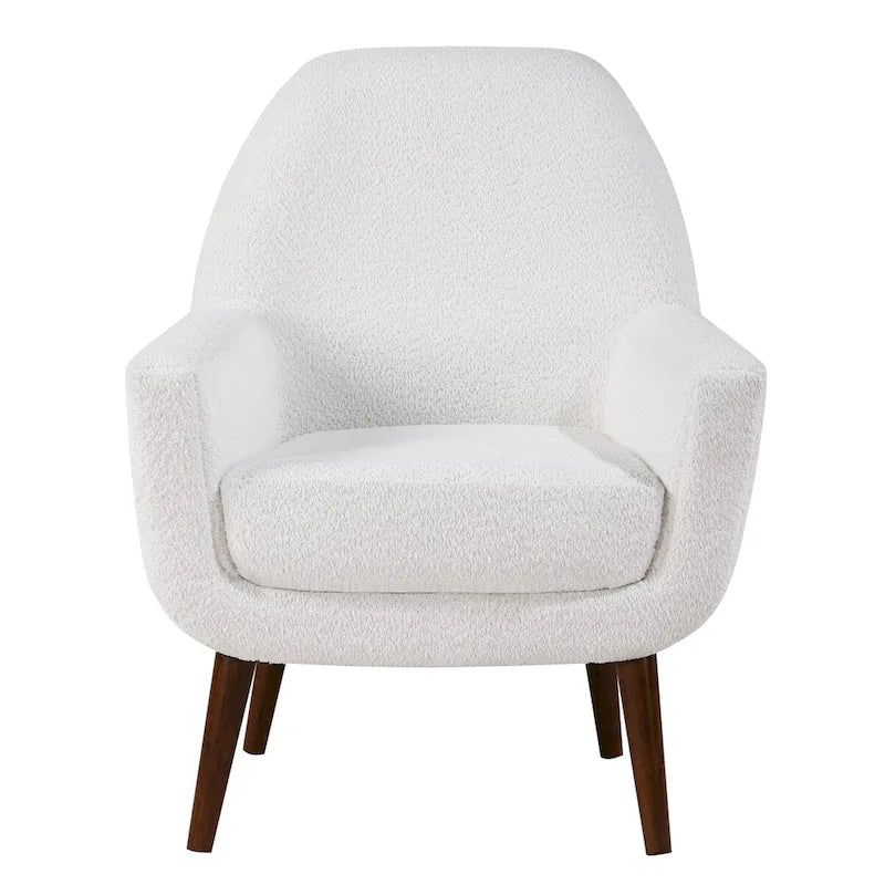 Fauteuil en tissu bouclette