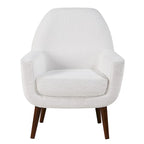 Fauteuil en tissu bouclette
