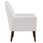 Fauteuil en tissu bouclette