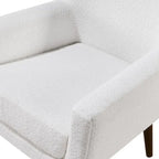 Fauteuil en tissu bouclette