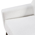 Fauteuil en tissu bouclette