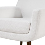 Fauteuil en tissu bouclette
