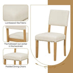 Ensemble de salle à manger rond 5 pièces, ensemble de table de cuisine sur pied avec 4 chaises de salle à manger rembourrées pour studio, appartement, petits espaces