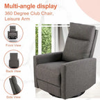 Fauteuil inclinable manuel en tissu Winback - Canapé simple